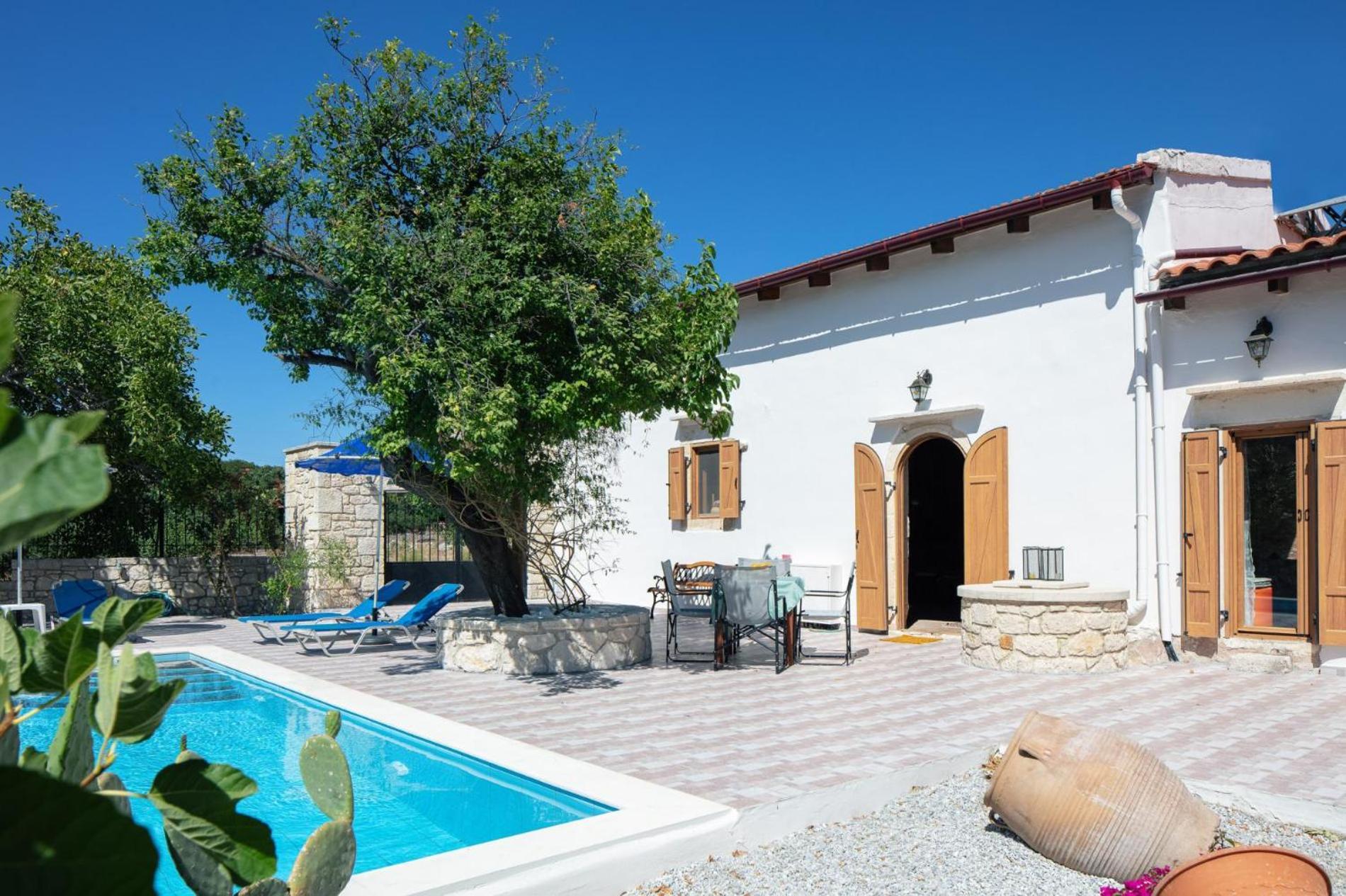 Silver Gem Villa With Private Pool Gerani Chanion Exterior foto
